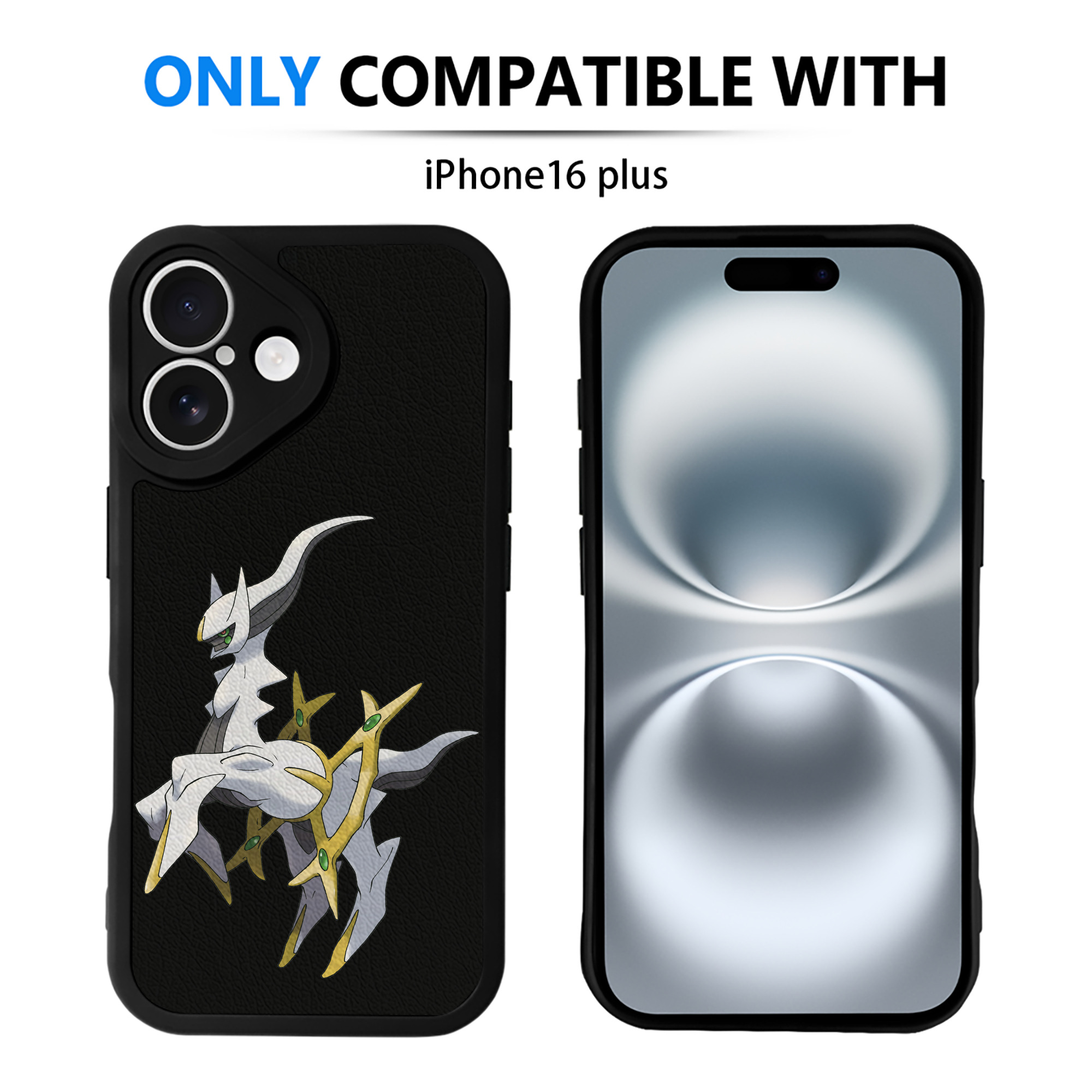 （画像用） ポケットモンスター Pokémon 【iPhone 16シリーズ対応】シリコンスマホケース（レザー調） 材質：シリコン